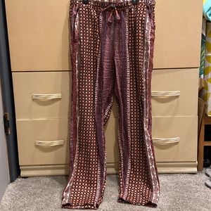 Patterned tie pants